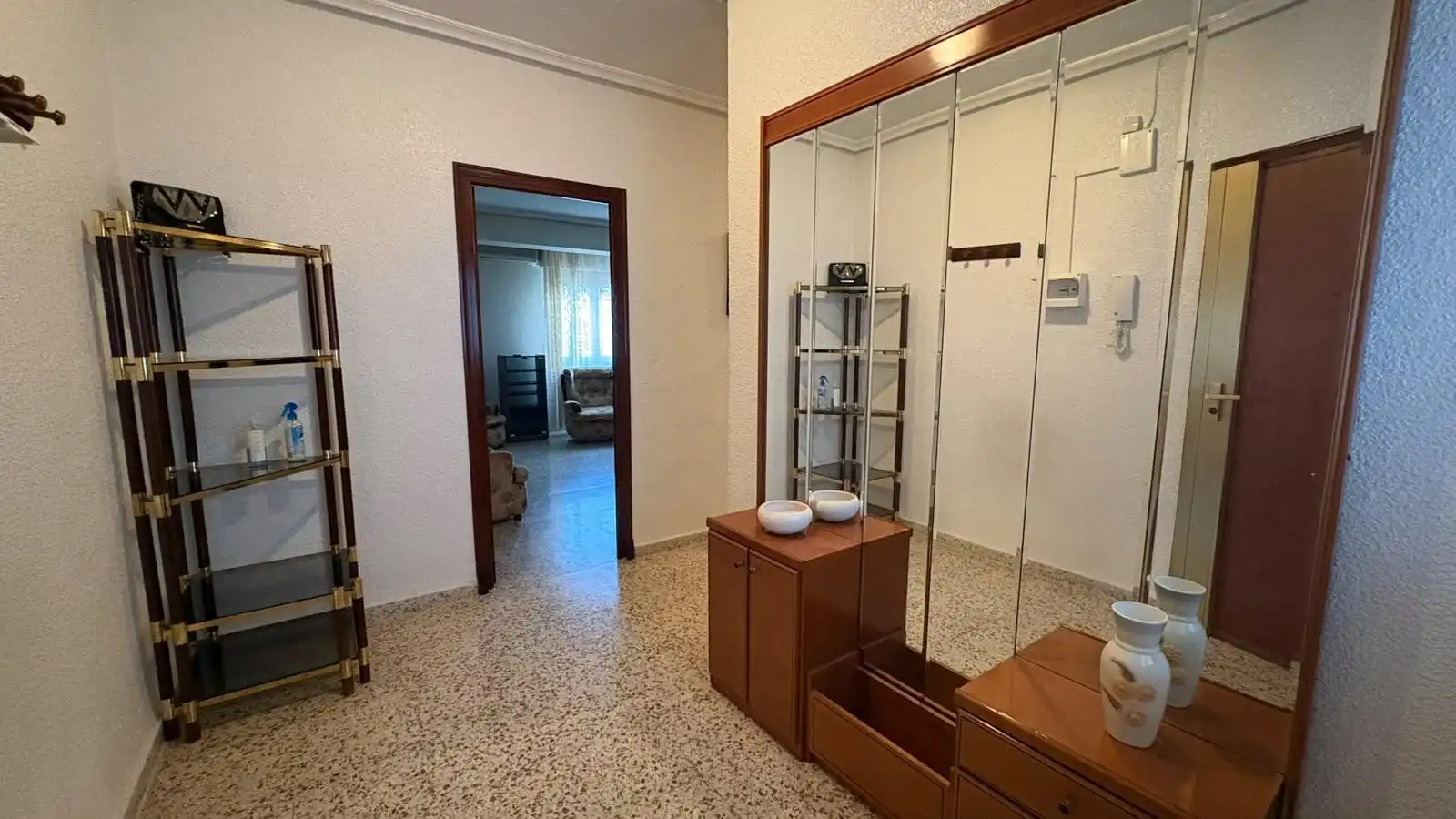 Wohnzimmer von Wohnung zur Miete in Elda mit Klimaanlage, Möbliert und Balkon