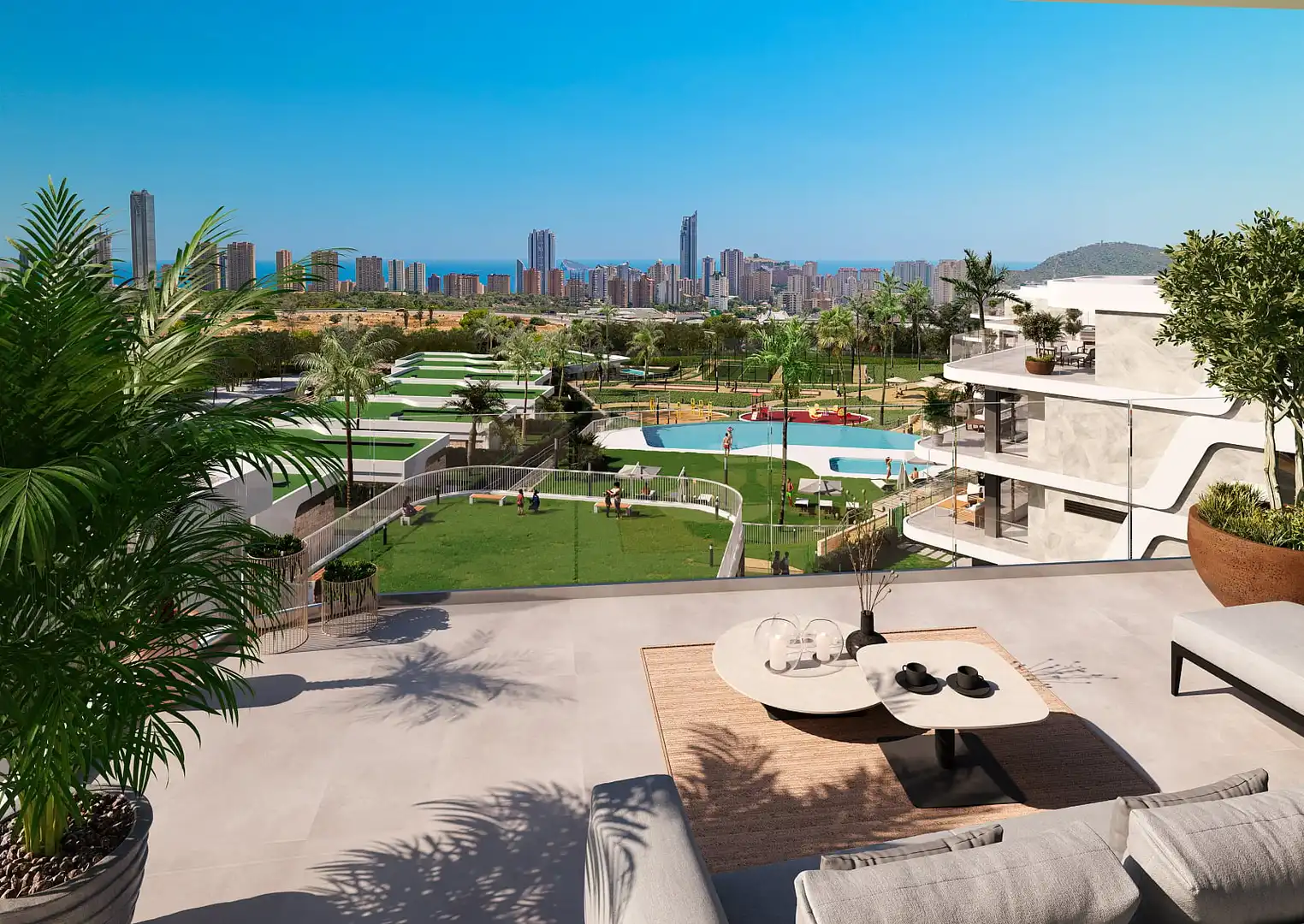 Apartment mit Terrasse zum Verkauf in Golf Bahía, imagen 4