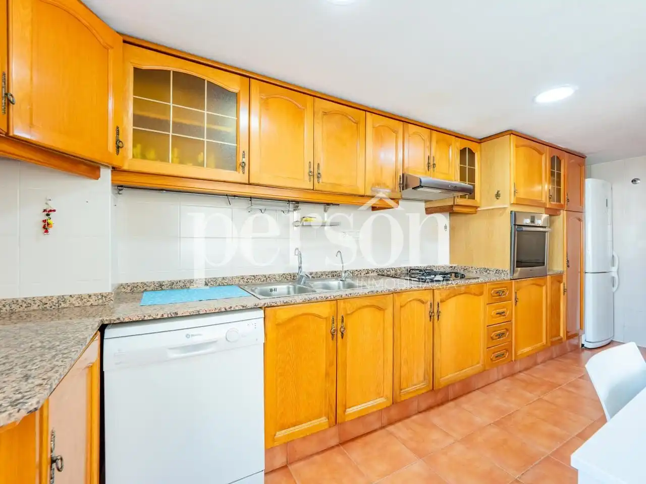 Cocina de Piso de alquiler en Valencia con Aire acondicionado, Parquet y Amueblado