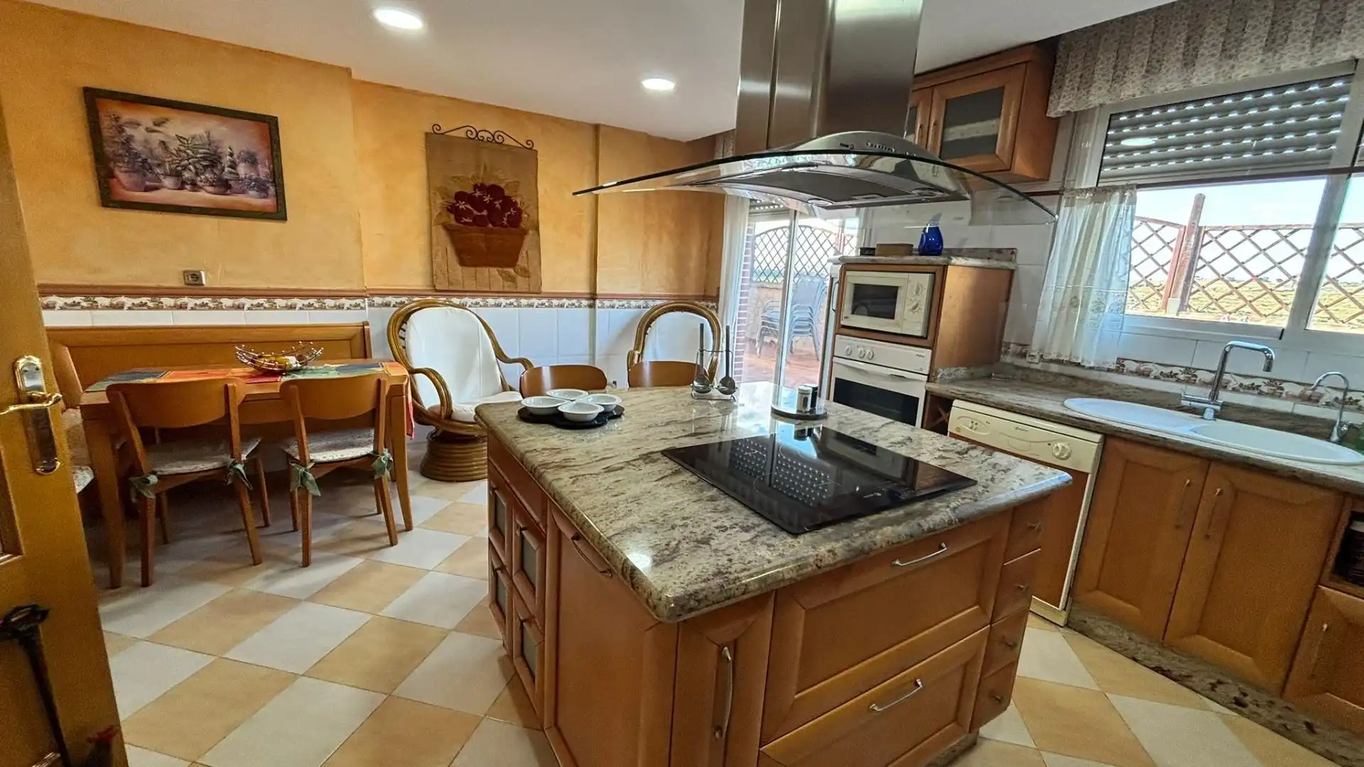 Kitchen of Attic for sale in Cartagena  with Air Conditioner, Terrace and Furnished