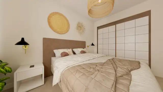 Schlafzimmer von Wohnungen zum Verkauf in Albacete mit Klimaanlage, Heizung und Möbliert