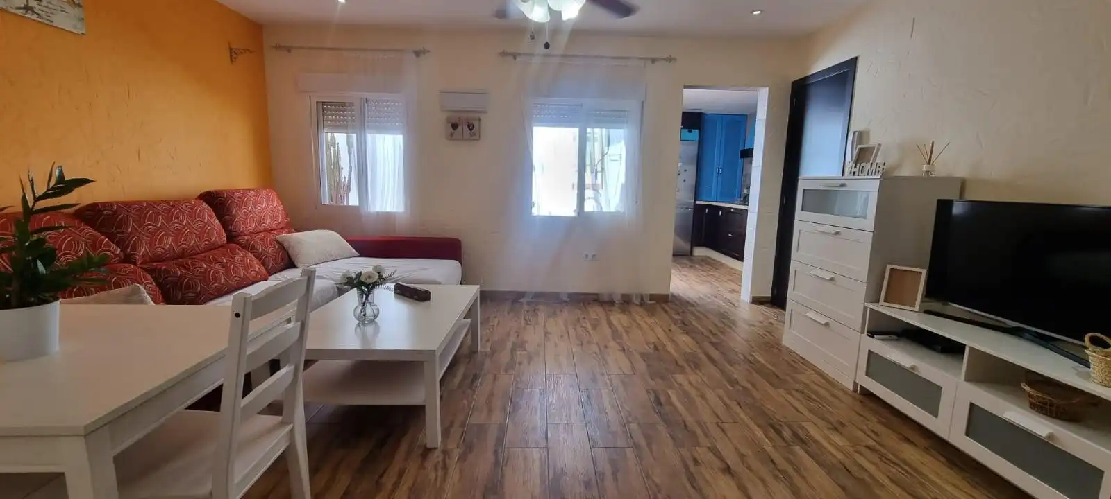 Sala de estar de Piso en venta en Elche / Elx con Amueblado y Balcón