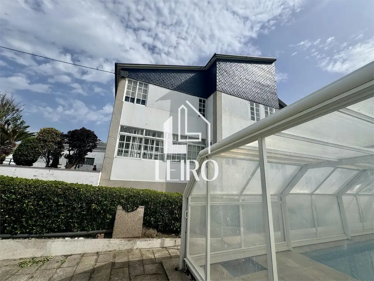 Vista exterior de Casa o chalet en venta en A Illa de Arousa  con Calefacción, Jardín privado y Parquet