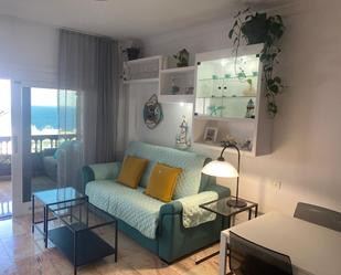 Sala d'estar de Estudi de lloguer en Puerto de la Cruz amb Terrassa