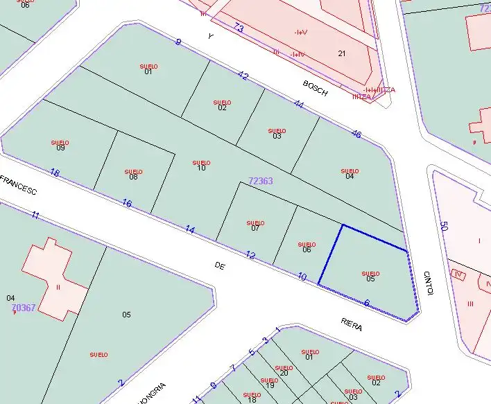 Wohnbaugrundstück zum Verkauf in Carrer Francesc de Riera 6