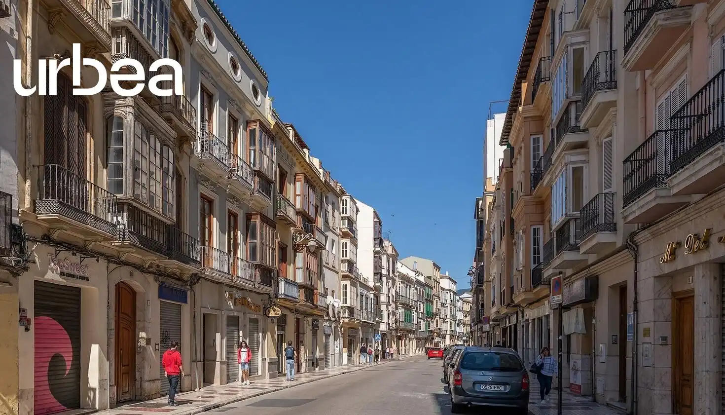 Außenansicht von Wohnung zum Verkauf in Málaga mit Terrasse und Balkon