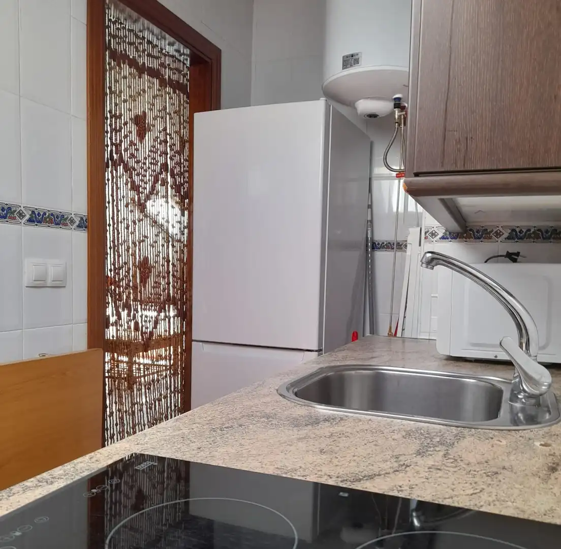Cuina de Apartament en venda en Málaga amb Moblat, Rentadora i Microones