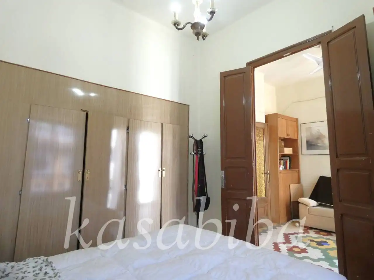 Bedroom of Flat for sale in Valencia  with Air Conditioner and Balcony