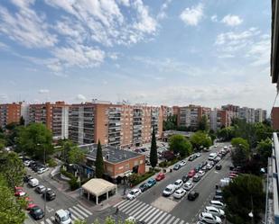 Exterior view of Flat for sale in  Madrid Capital  with Air Conditioner, Heating and Parquet flooring