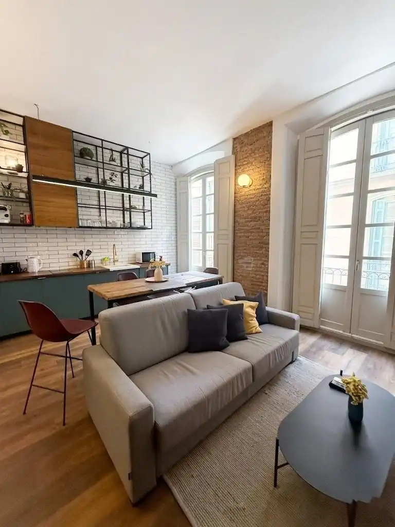Sala de estar de Piso en venta en Málaga con Aire acondicionado, Terraza y Amueblado