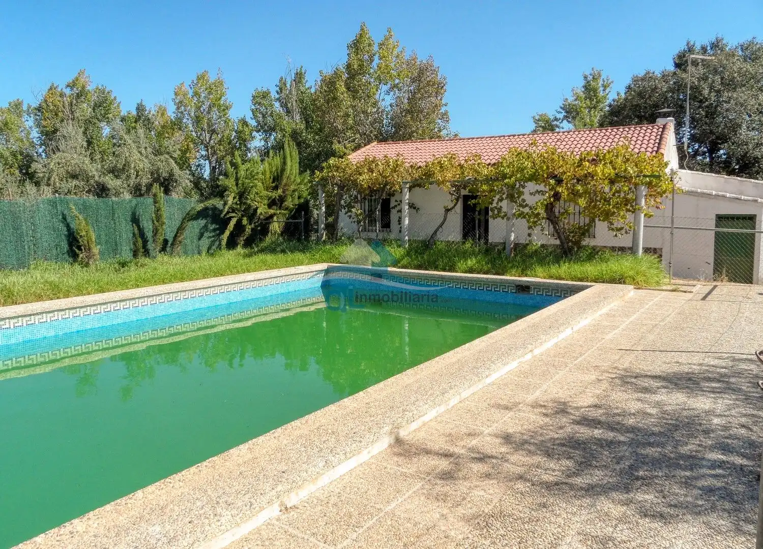 Piscina de Finca rústica en venda en Villanueva de la Reina amb Aire condicionat, Jardí privat i Terrassa