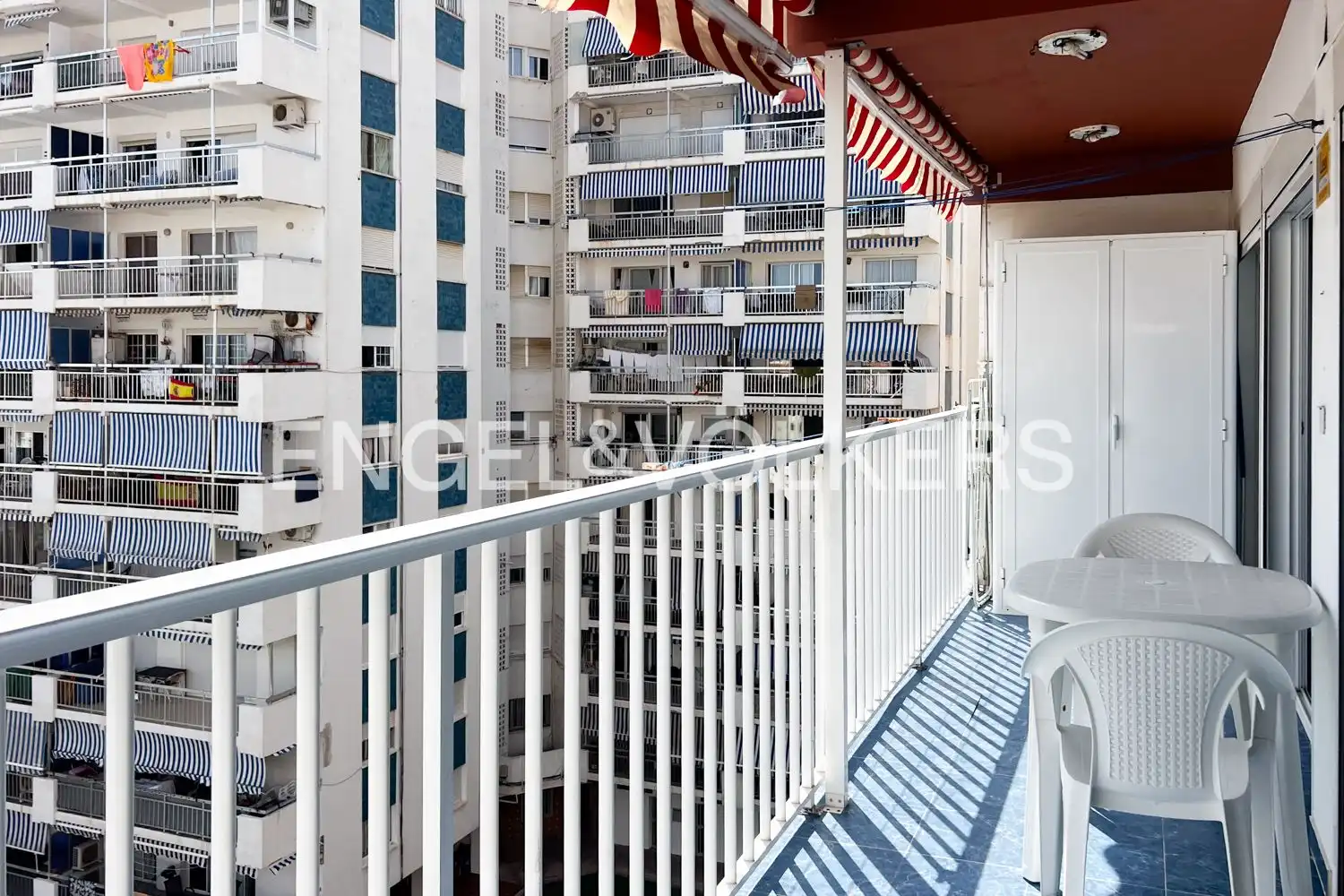 Terrasse von Wohnung zur Miete in La Pobla de Farnals mit Heizung, Privatgarten und Schwimmbad