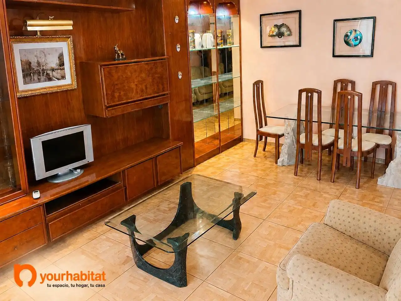 Sala d'estar de Pis en venda en Leganés amb Aire condicionat i Terrassa