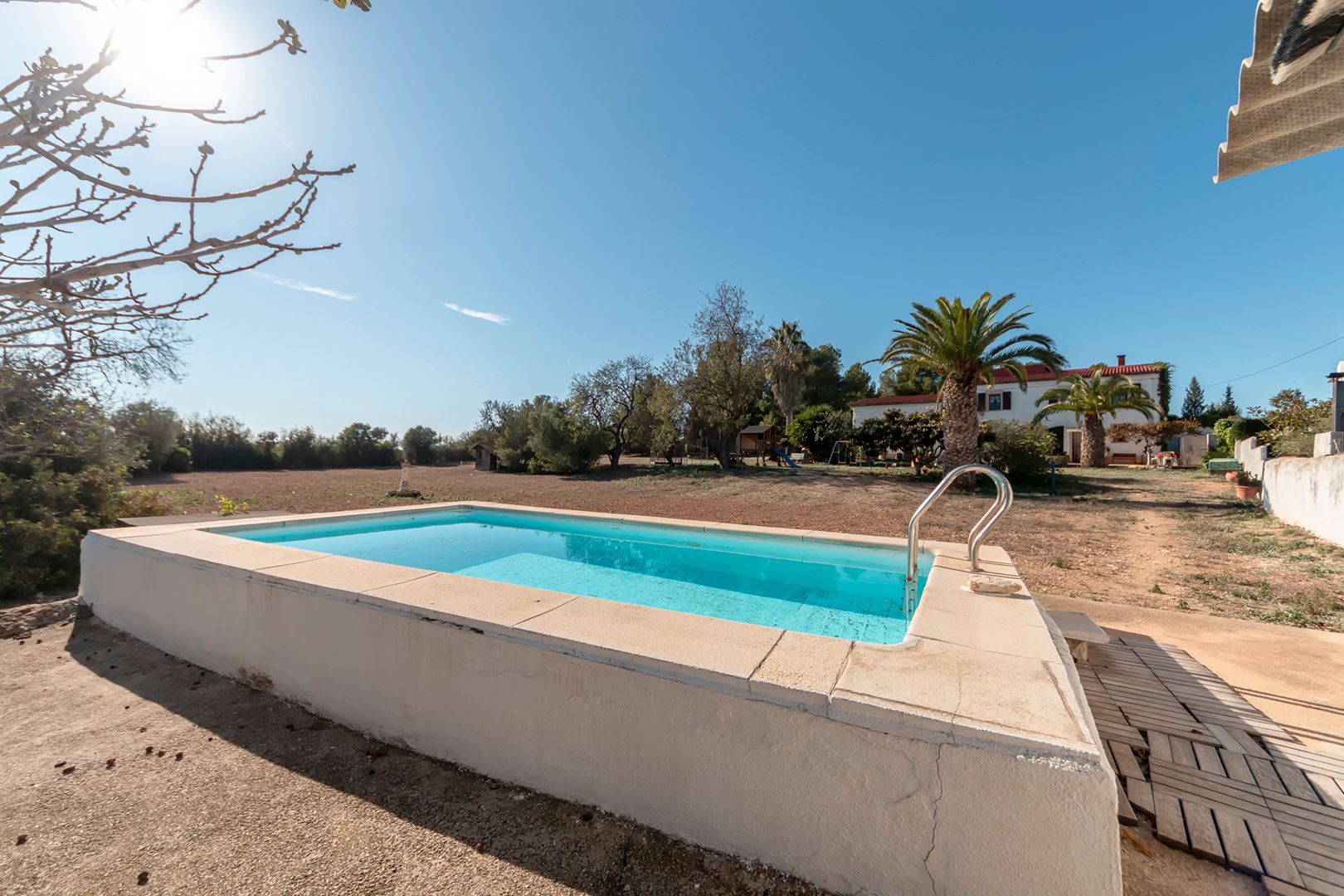 Swimming pool of Country house for sale in Banyeres del Penedès  with Private garden, Parquet flooring and Swimming Pool