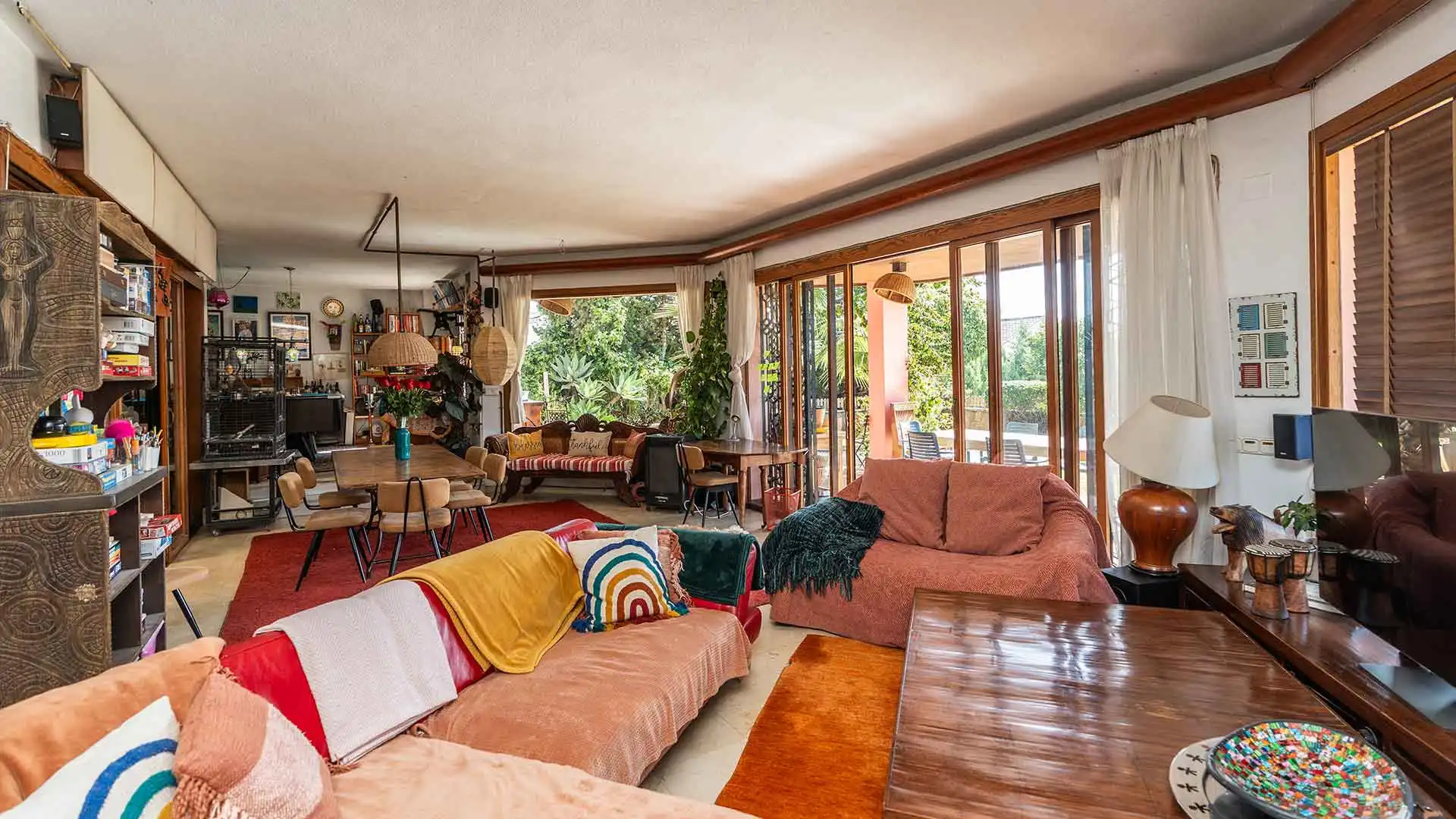Living room of Houses for sale in Marbella  with Air Conditioner, Private garden and Terrace