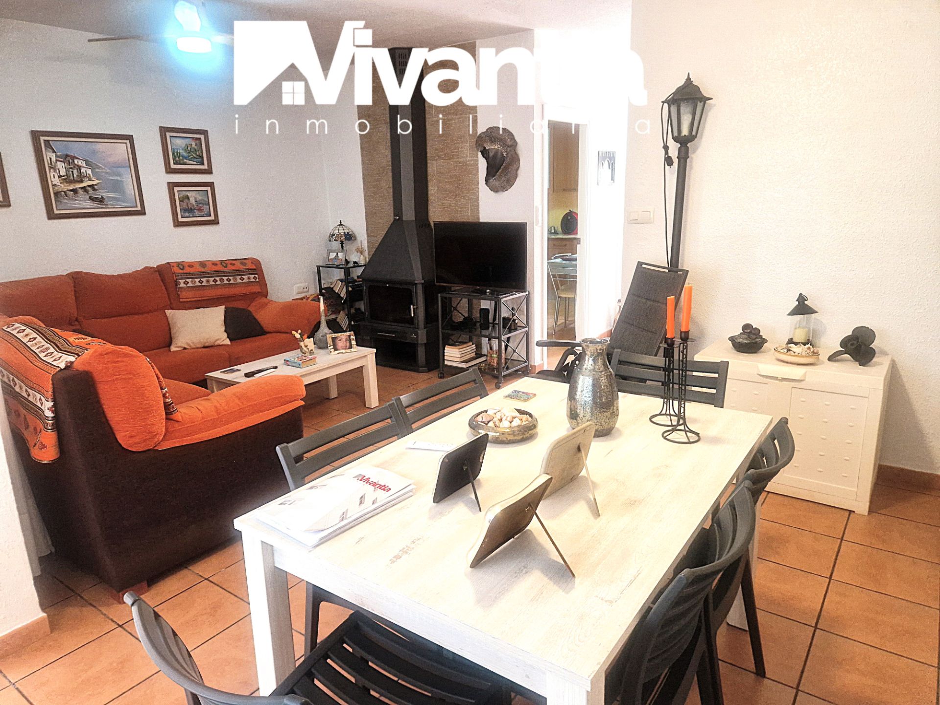 Living room of Duplex for sale in Pulpí  with Terrace, Furnished and Balcony