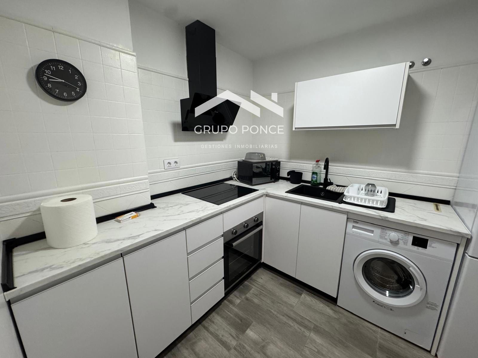 Kitchen of Flat for sale in Jerez de la Frontera  with Air Conditioner and Furnished