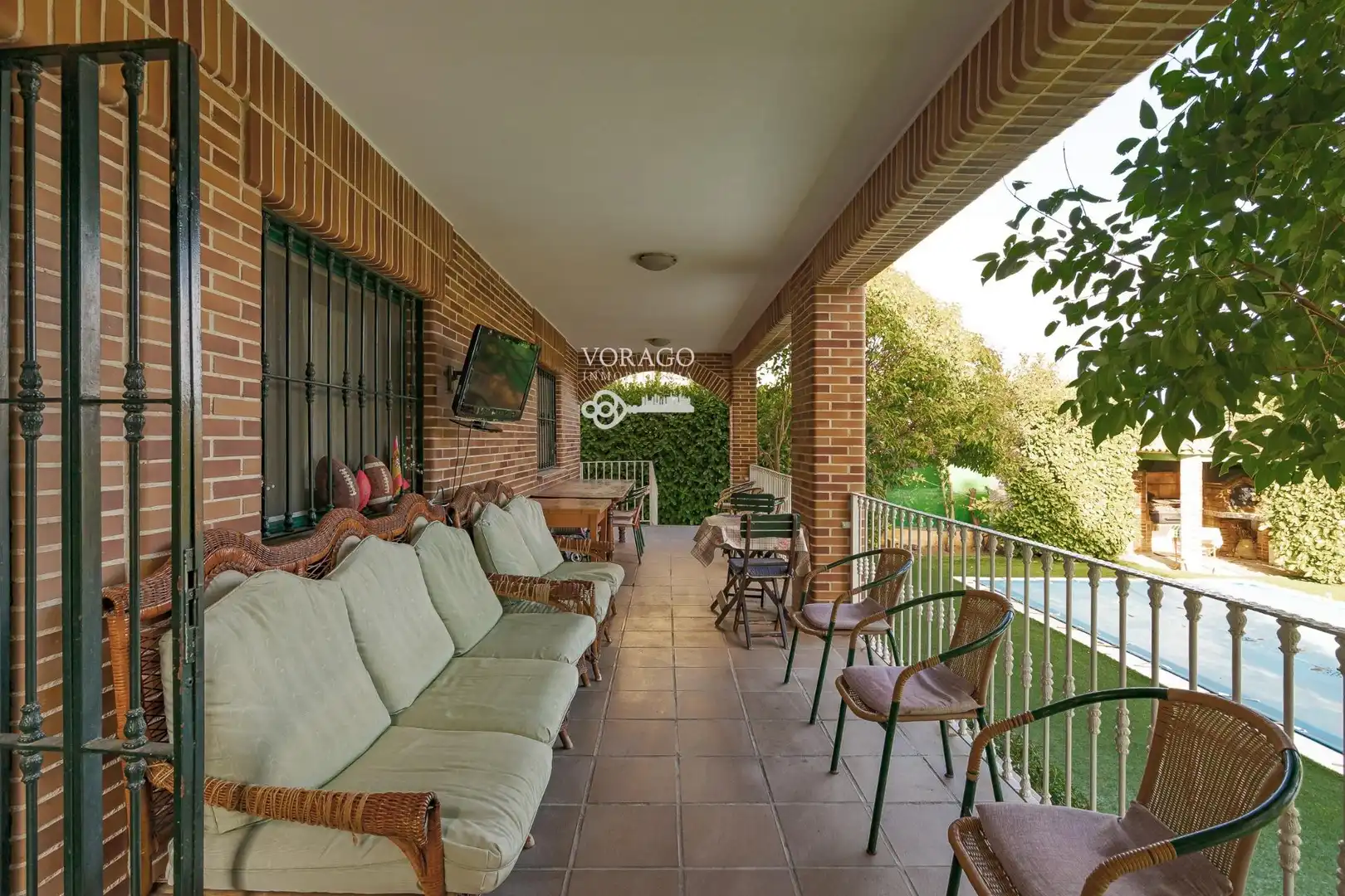 Terraza de Casa o chalet en venta en Villanueva de la Torre con Calefacción, Jardín privado y Terraza