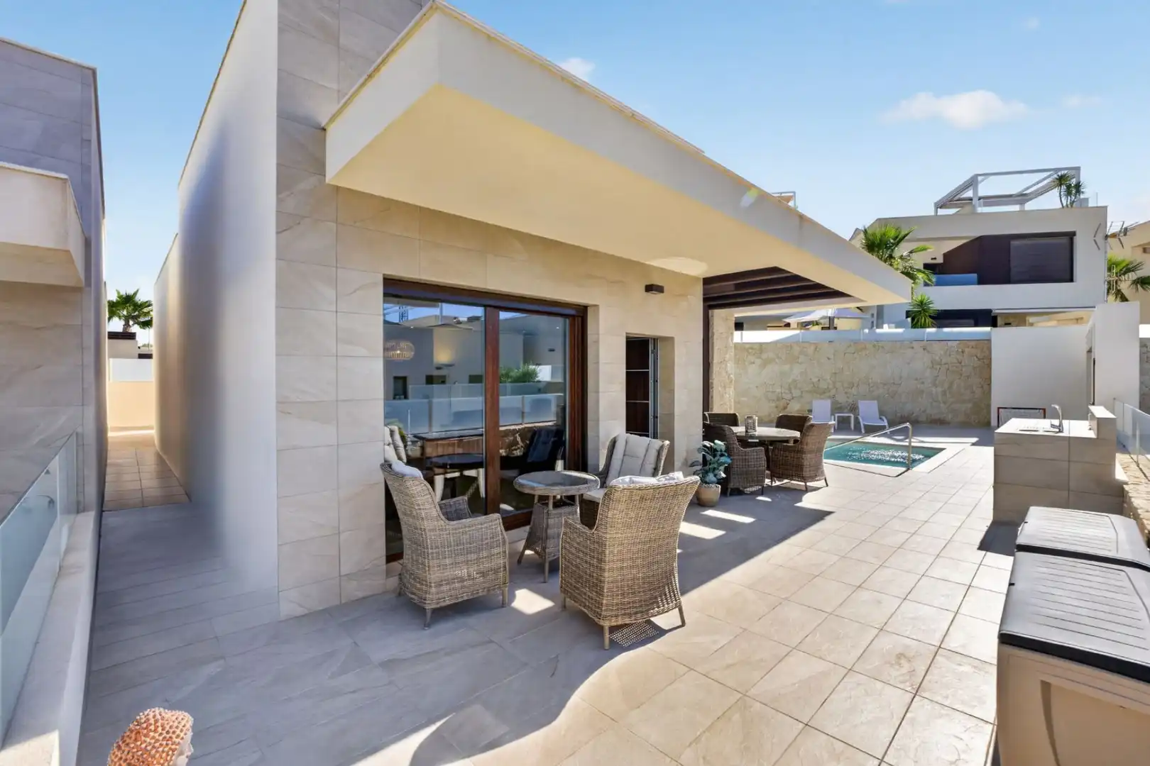 Terraza de Casa o chalet en venta en Rojales con Aire acondicionado, Jardín privado y Terraza