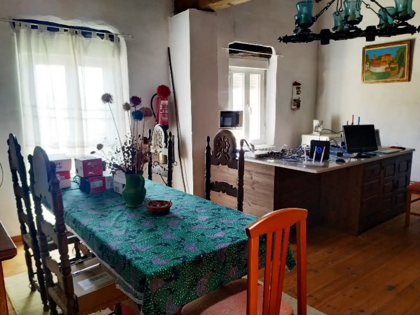 Cuina de Casa o xalet en venda en Valle de Valdelucio amb Calefacció, Jardí privat i Parquet