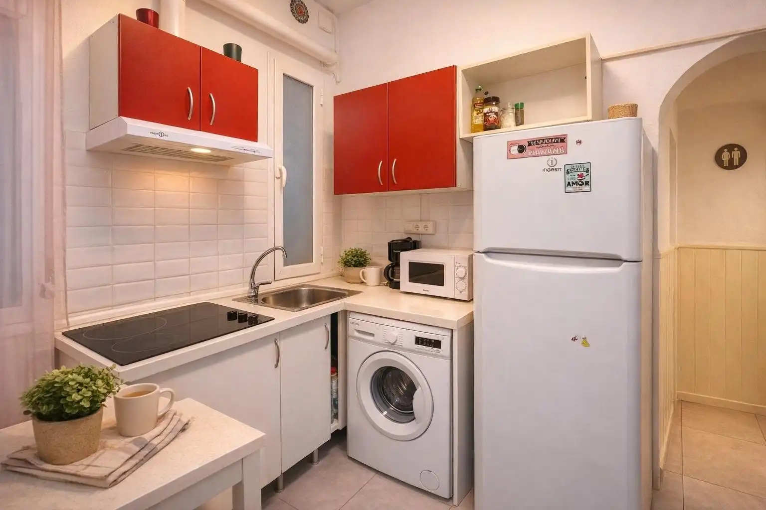 Küche von Wohnungen zum Verkauf in Madrid mit Heizung und Möbliert