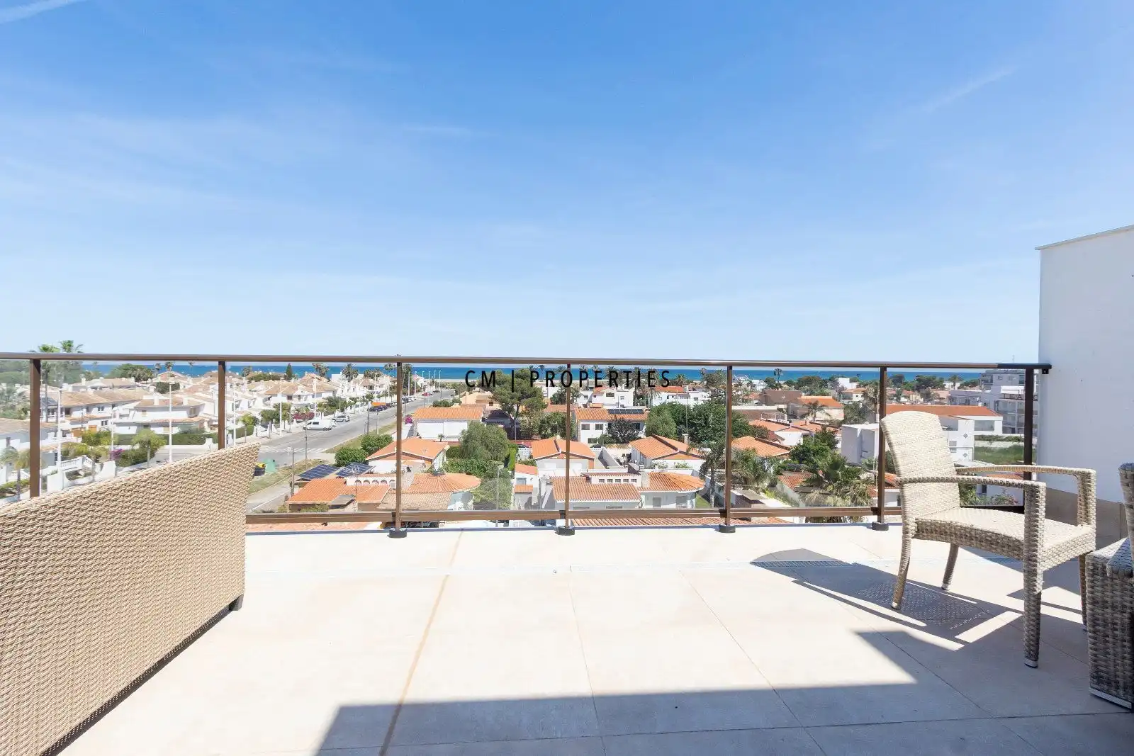 Terraza de Ático de alquiler en Sagunto / Sagunt con Aire acondicionado, Calefacción y Parquet