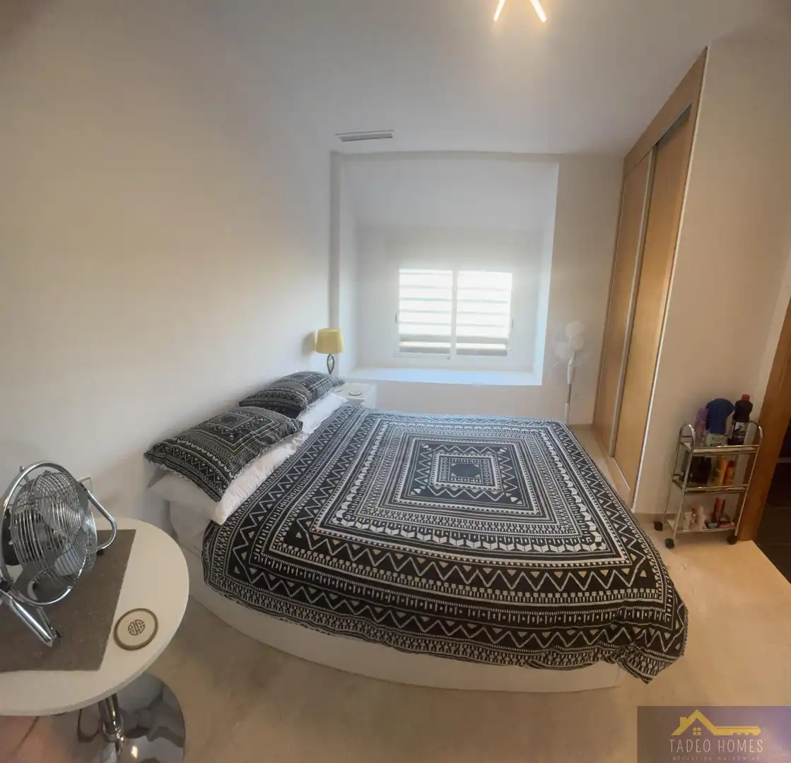 Dormitori de Apartament de lloguer en Murcia amb Aire condicionat, Calefacció i Terrassa