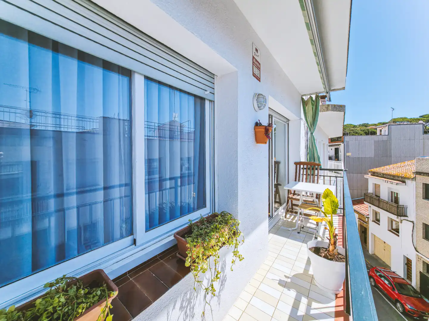Terrasse von Wohnung zur Miete in Sant Pol de Mar mit Terrasse, Möbliert und Ofen