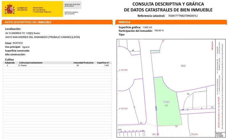 Residencial en venta en S Andres-Tc, San Andrés del Rabanedo pueblo