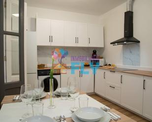 Kitchen of Flat to share in Ourense Capital   with Heating, Terrace and Furnished