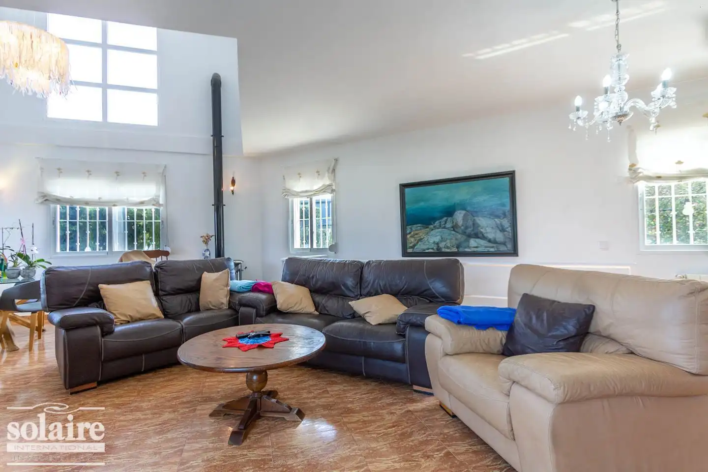Living room of Houses for sale in L'Alfàs del Pi  with Private garden, Terrace and Storage room