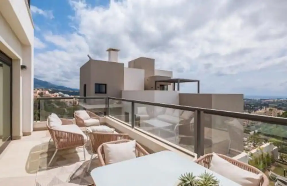 Terrace of Attic for rent in Marbella  with Air Conditioner, Terrace and Swimming Pool