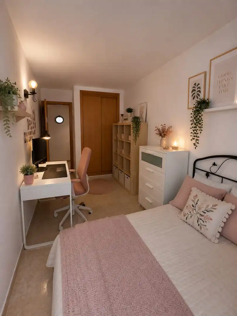 Schlafzimmer von Wohnung zum Verkauf in  Palma de Mallorca mit Klimaanlage, Heizung und Terrasse