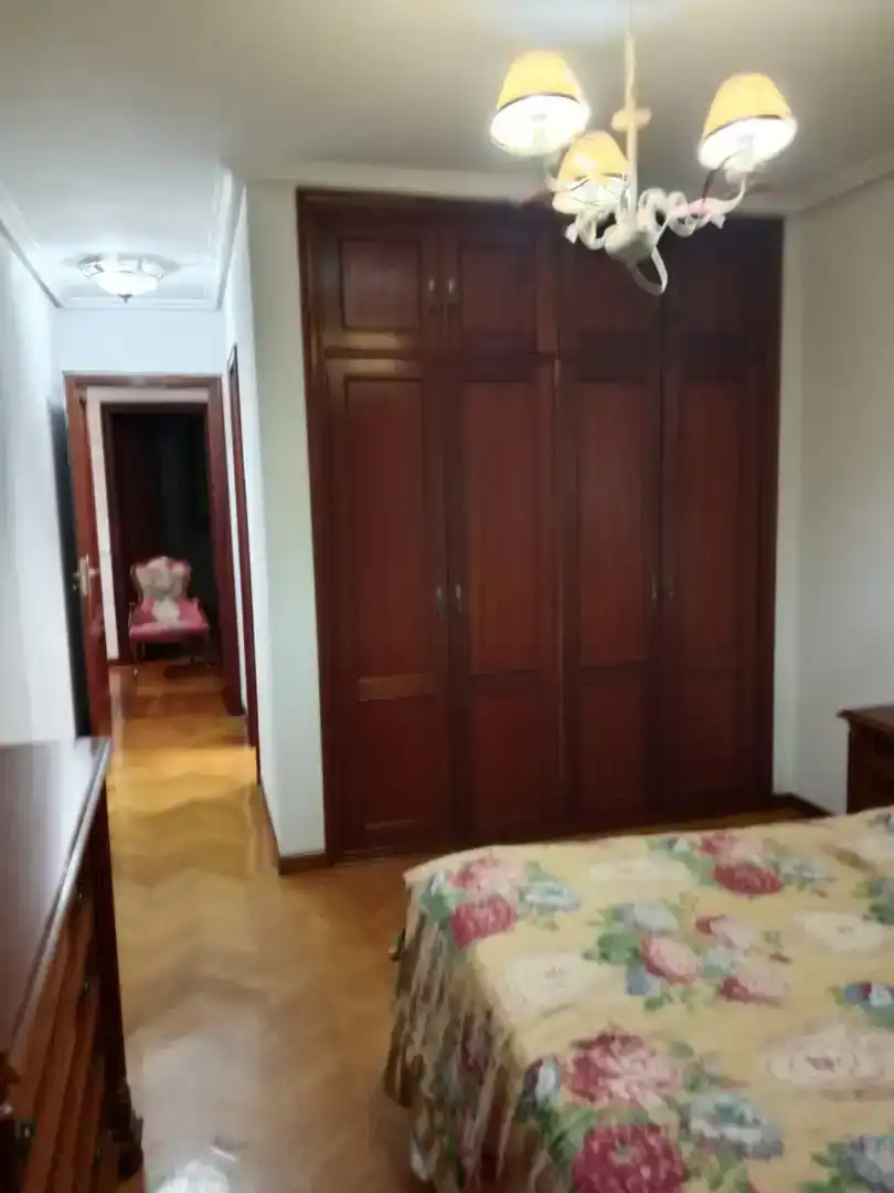 Bedroom of Flat for rent in Vigo   with Parquet flooring, Furnished and Balcony