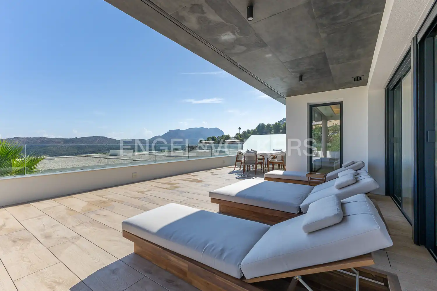 Terrace of Apartments for rent in Pedreguer  with Air Conditioner, Heating and Terrace