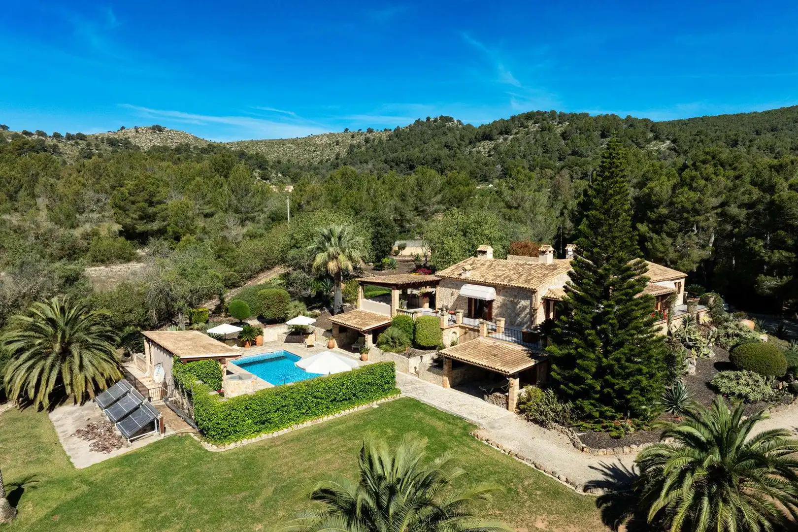 Jardín de Finca rústica en venta en Capdepera con Aire acondicionado, Calefacción y Piscina