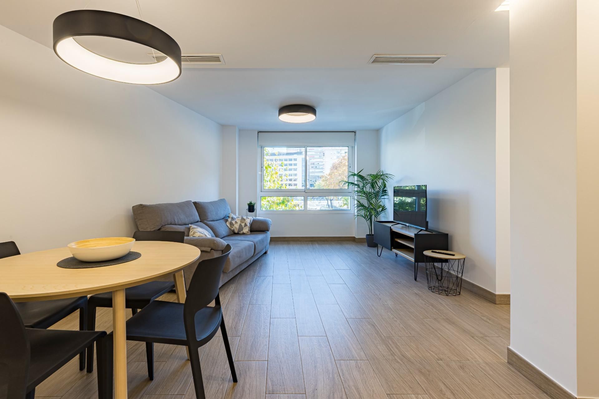 Sala d'estar de Pis en venda en  Murcia Capital amb Aire condicionat