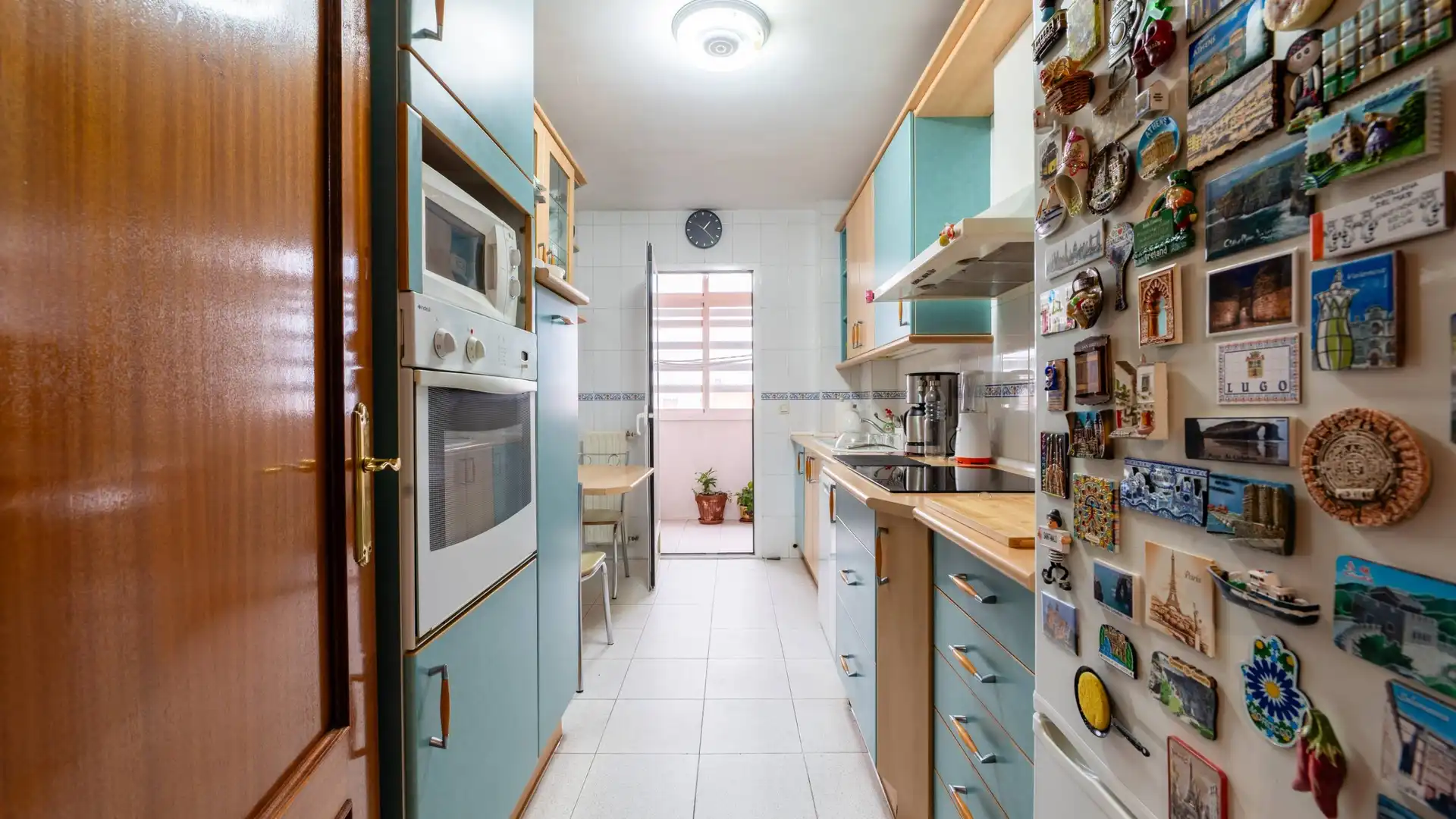 Kitchen of Flat for sale in  Madrid Capital  with Air Conditioner, Heating and Storage room