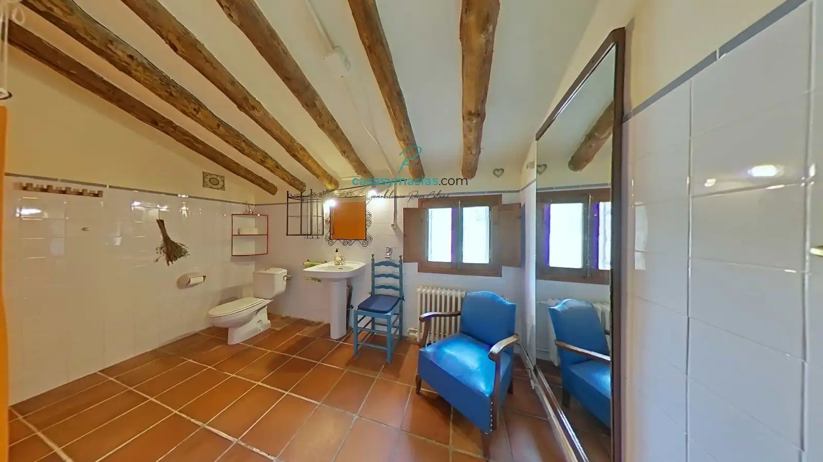 Bany de Finca rústica en venda en Sant Martí Sarroca amb Calefacció, Jardí privat i Parquet