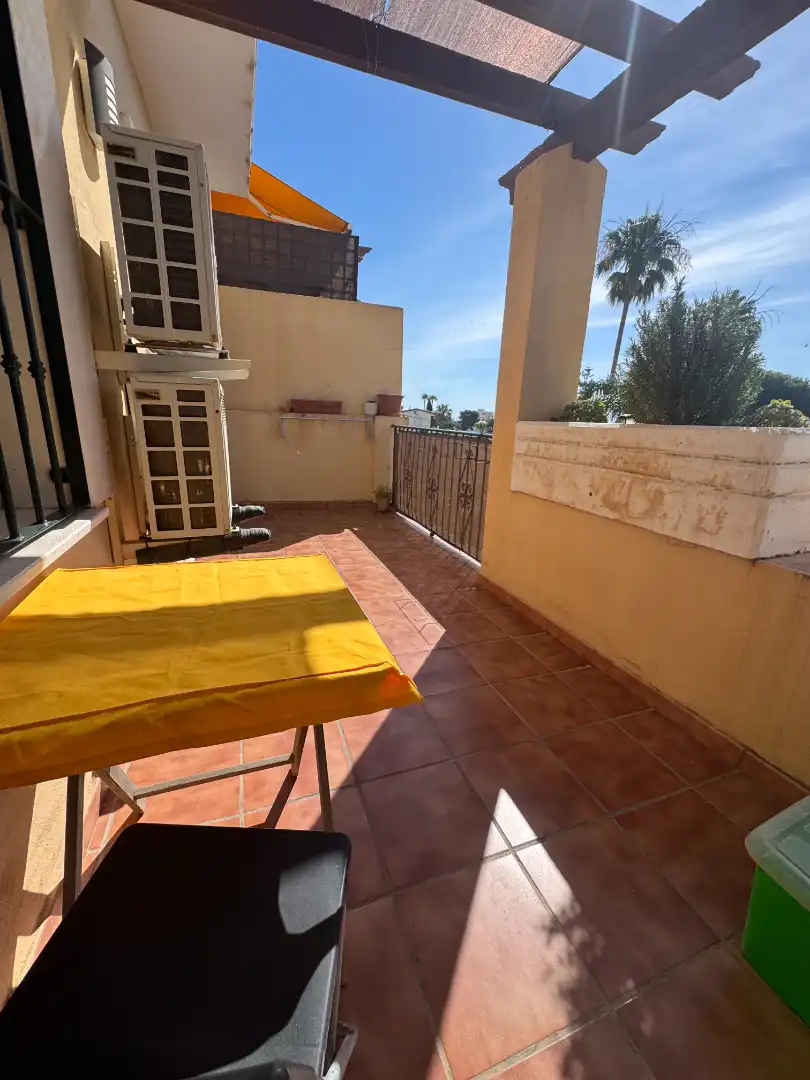 Terraza de Piso de alquiler en Benalmádena con Aire acondicionado, Calefacción y Terraza