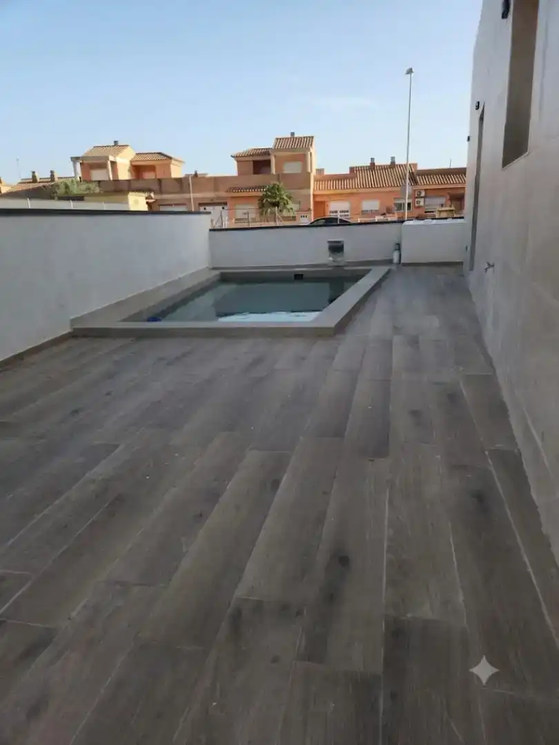 Terrassa de Casa o xalet en venda en Cartagena amb Aire condicionat i Piscina