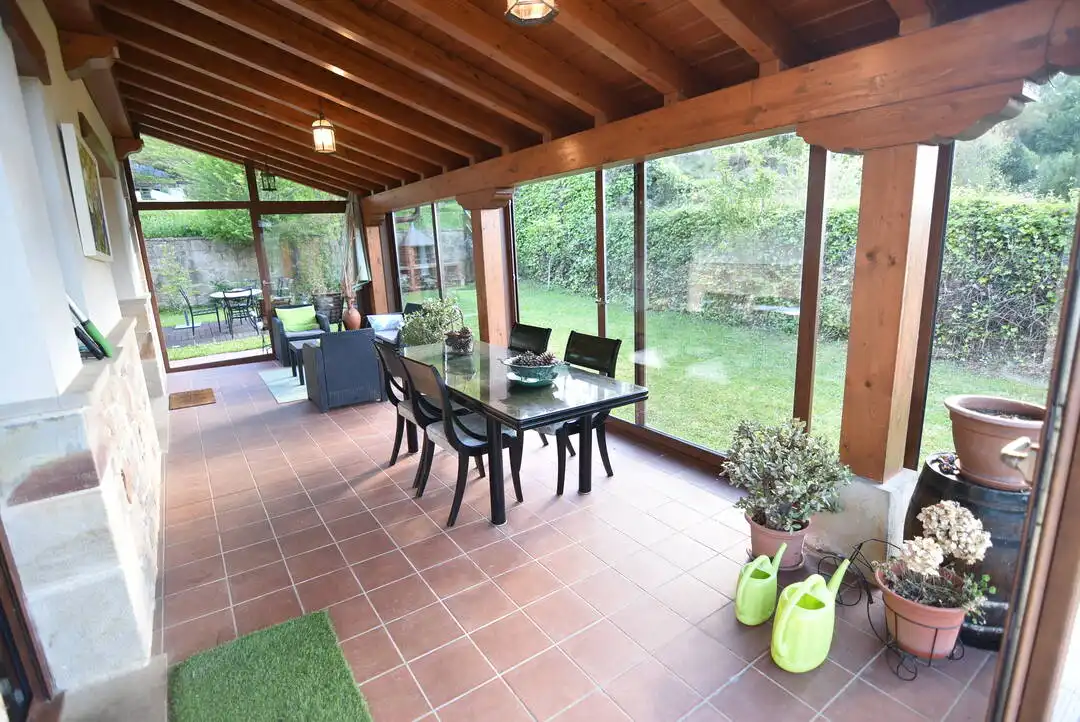Terrassa de Casa o xalet en venda en Ermua amb Calefacció, Jardí privat i Terrassa