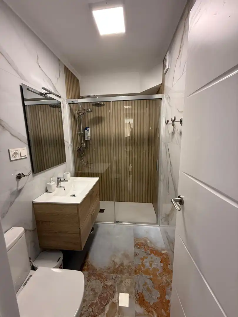 Bathroom of Apartments for sale in Benidorm  with Air Conditioner, Terrace and Furnished