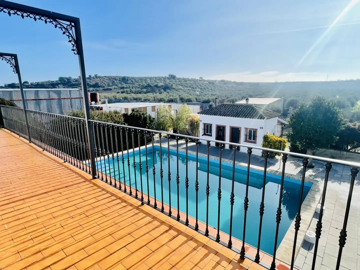 Piscina de Finca rústica en venta en Badolatosa con Jardín privado, Terraza y Piscina