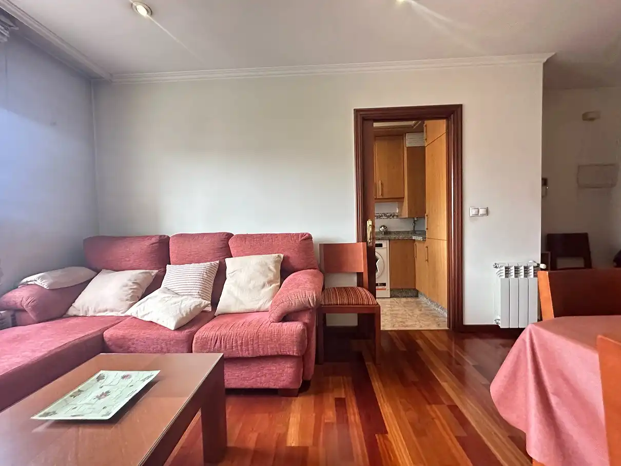 Sala de estar de Piso de alquiler en Santiago de Compostela  con Calefacción, Trastero y Amueblado