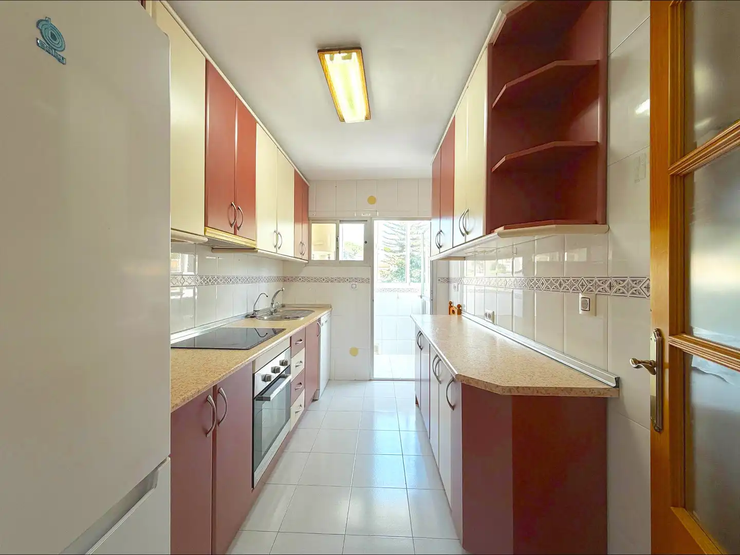 Cocina de Apartamento en venta en Mijas con Aire acondicionado, Jardín privado y Terraza