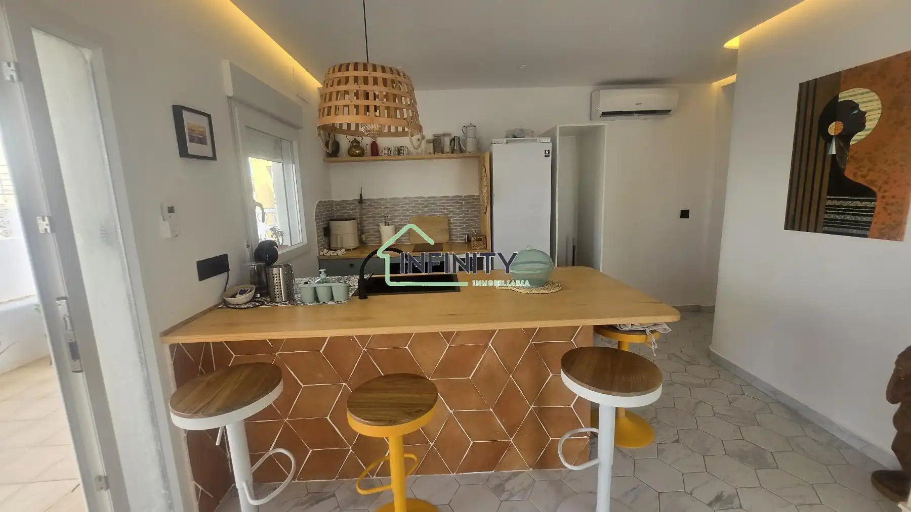 Kitchen of Houses for sale in Oliva  with Air Conditioner, Heating and Terrace