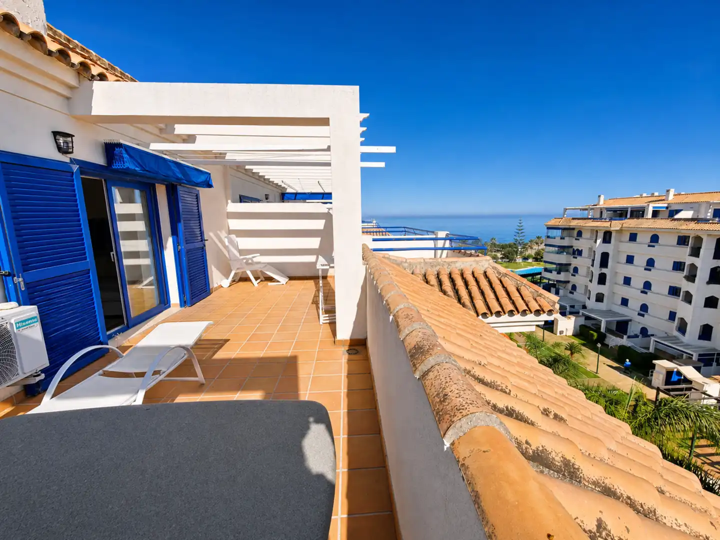 Terraza de Ático en venta en Manilva con Aire acondicionado, Terraza y Piscina