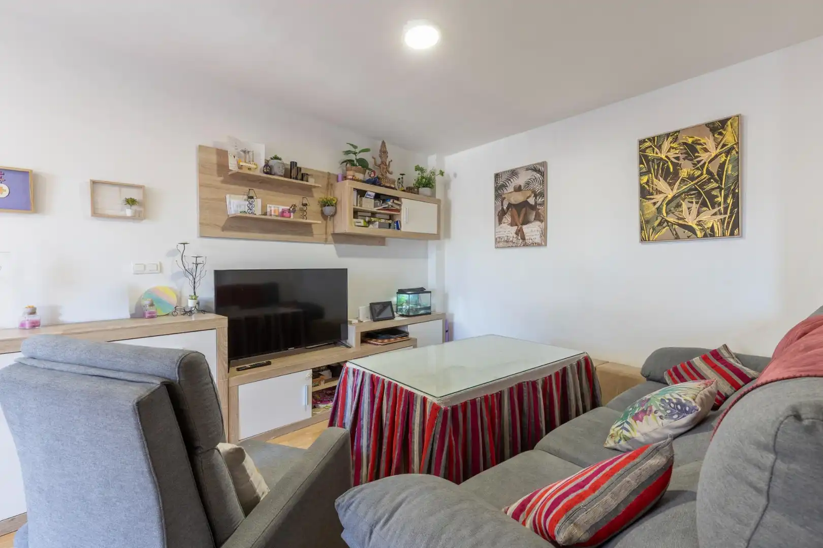 Living room of Attic for sale in Churriana de la Vega  with Air Conditioner, Terrace and Storage room