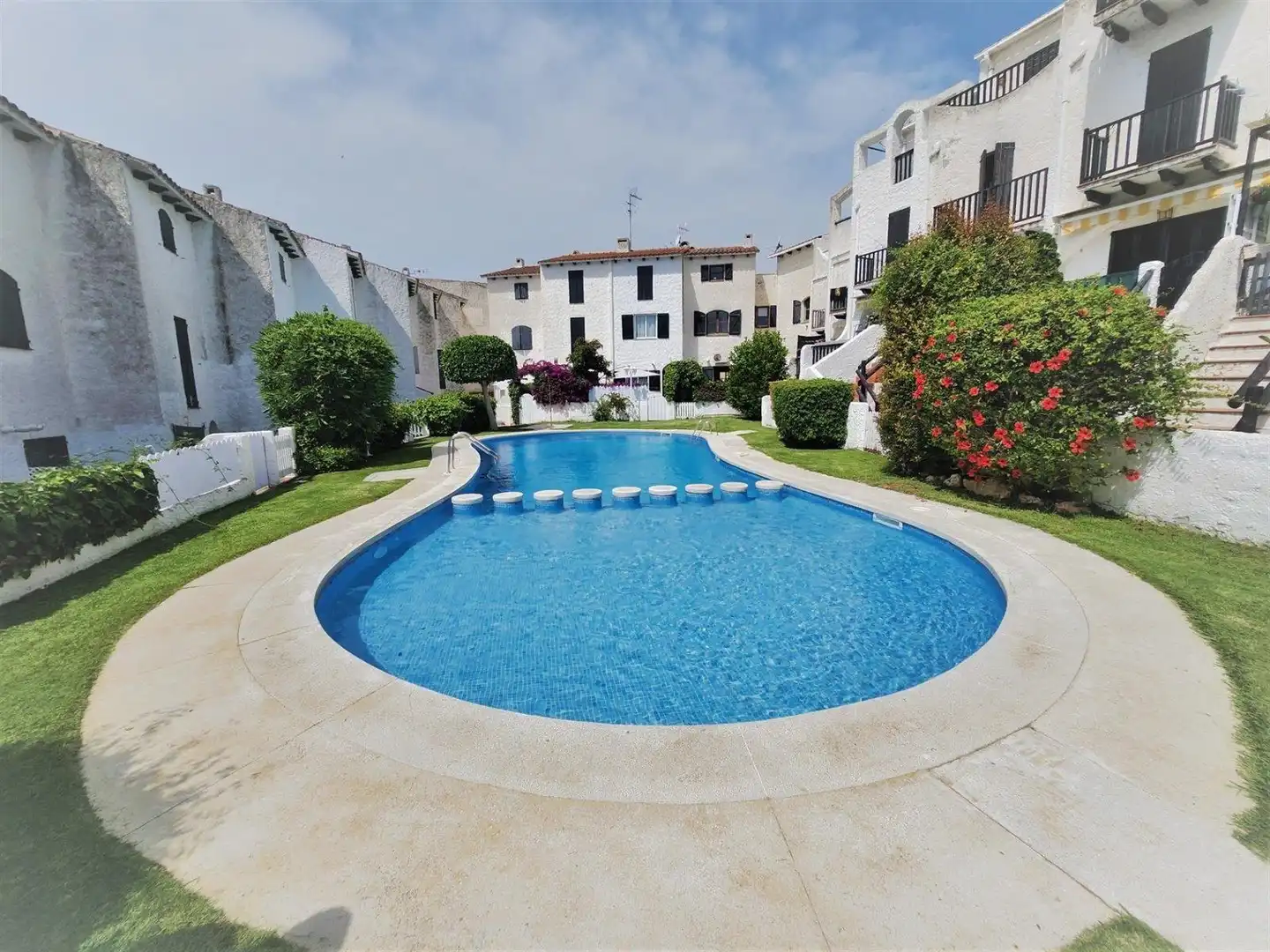 Swimming pool of Detached homes for sale in Torredembarra  with Air Conditioner, Heating and Private garden